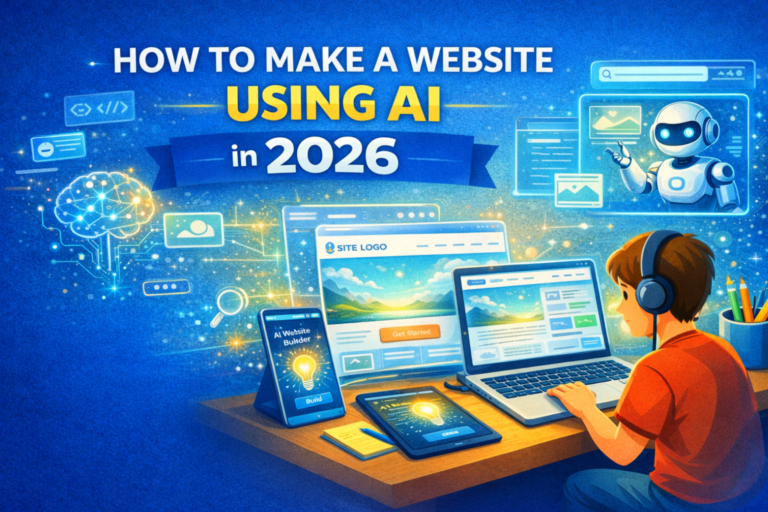 How to Make a Website Using AI – Step by Step Guide 2026